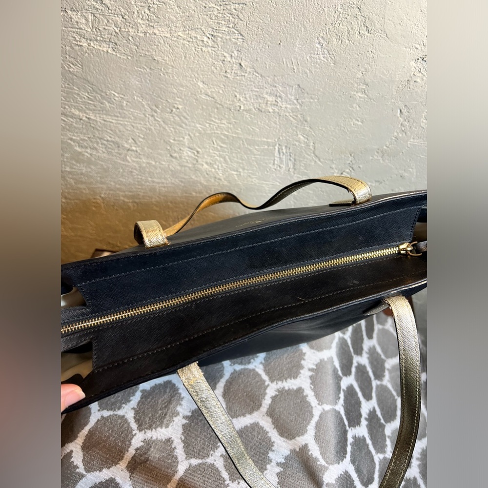 Kate Spade Black and Cream Tote Bag - GUC Rehab - See Callouts - Picture 14 of 16